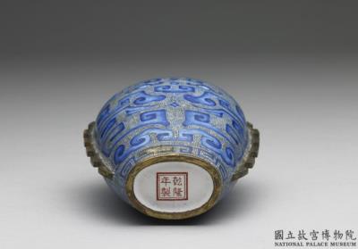 图片[3]-Copper lidded jar with vertical flanges and painted enamel decor, Qing dynasty, Qianlong reign (1736-1795)-China Archive